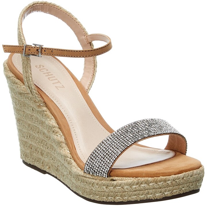 schutz wedge heels