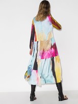 Thumbnail for your product : Marques Almeida Amalgam-print long-sleeve dress