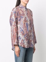 Thumbnail for your product : Roseanna Paisley-Print Silk Shirt