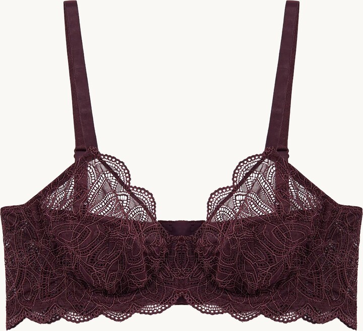 Else Lingerie Dahlia Underwired Full Cup Bra Cherry Lacquer 32b