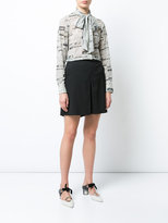 Thumbnail for your product : Moschino newspaper print blouse