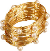 Thumbnail for your product : Deborah Rhodes Pearl & Gold Napkin Ring