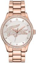Thumbnail for your product : Lacoste White Dial and Rose Gold Tone Case Ladies Watch