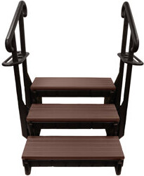 Confer Plastics Signature 3 Tread Spa Steps