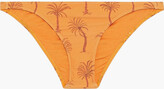 Thumbnail for your product : Onia Ashley Printed Low-rise Bikini Briefs