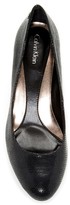 Thumbnail for your product : Calvin Klein Saxton Leather Embossed Wedge Shoe