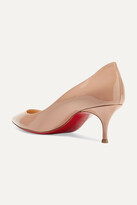 Thumbnail for your product : Christian Louboutin Pigalle Follies 55 Patent-leather Pumps - Baby pink