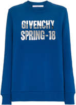Thumbnail for your product : Givenchy metallic logo sweatshirt