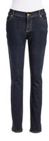 Thumbnail for your product : Vince Camuto Dark-washed Skinny Jeans