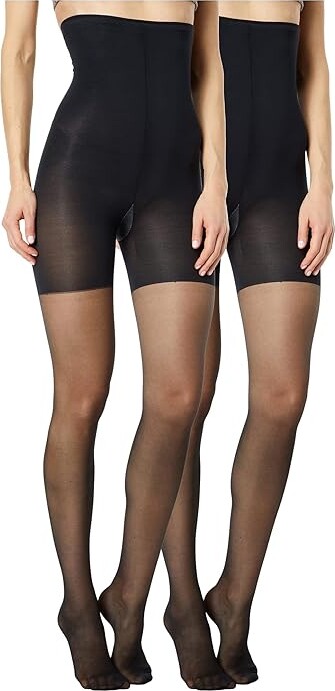 Red Hot by Spanx Red Hot by Spanx High-Waist Shaping Sheers Two Pack (Very  Black (2 Pack)) Hose - ShopStyle Hosiery