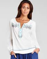 Thumbnail for your product : BCBGMAXAZRIA Top - Sabina Embroidered