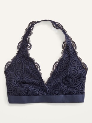 Old Navy Lace Halter Bralette for Women - ShopStyle Bras