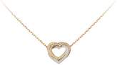 Trinity de Cartier Diamond Heart Necklace