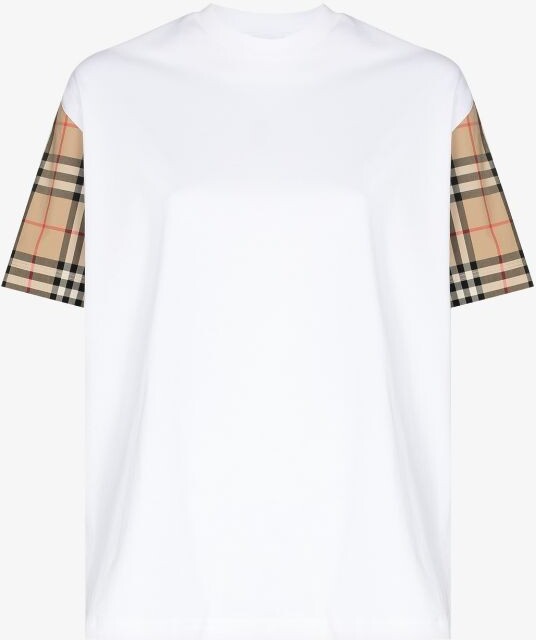 Burberry Vintage Check Sleeve T-Shirt - ShopStyle