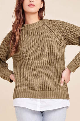 BB Dakota Sage Knit Sweater
