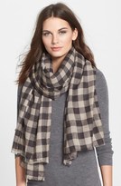 Thumbnail for your product : Eileen Fisher Check Wool Scarf