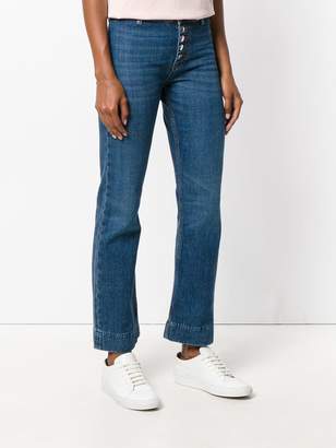 ALEXACHUNG Alexa Chung flare button jeans