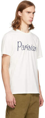 MAISON KITSUNÉ Off-White Parisien T-Shirt
