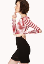 Thumbnail for your product : Forever 21 Shore Thing Crop Top