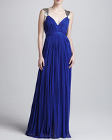 Thumbnail for your product : Catherine Deane Dasha Long Pleated Gown
