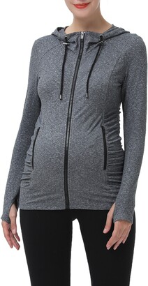 womens dark grey zip up hoodie