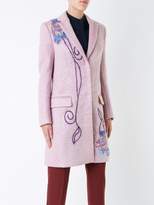 Thumbnail for your product : Roksanda embroidered single breasted coat