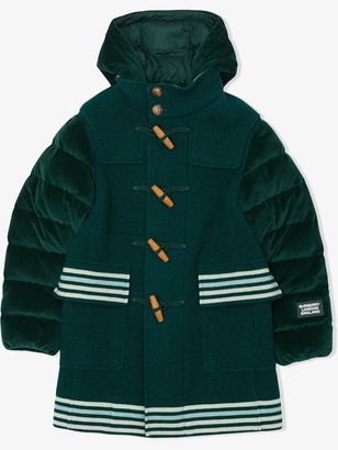 burberry vest kids green