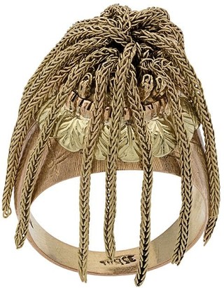 Katheleys Vintage 18kt gold and 18kt rose gold Fringe Victorian US ring