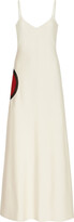 Sion Embroidered Wool-Blend Dress 