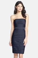 Thumbnail for your product : Monique Lhuillier ML Bridesmaids Ruched Strapless Cationic Chiffon Dress (Nordstrom Exclusive) (Regular & Plus Size)