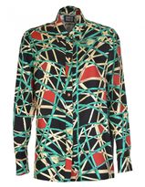 Thumbnail for your product : Fausto Puglisi Printed Silk Shirt