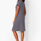 Thumbnail for your product : Talbots Embroidered Yoke Shift Dress - Stripe
