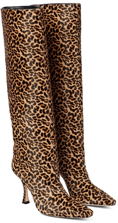 Print Knee High Boots | Shop the world's largest collection of fashion |  ShopStyle UK