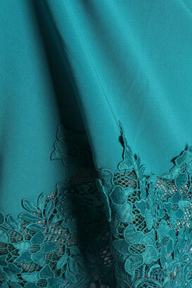 Sachin + Babi Off-the-shoulder Guipure Lace-paneled Crepe Dress