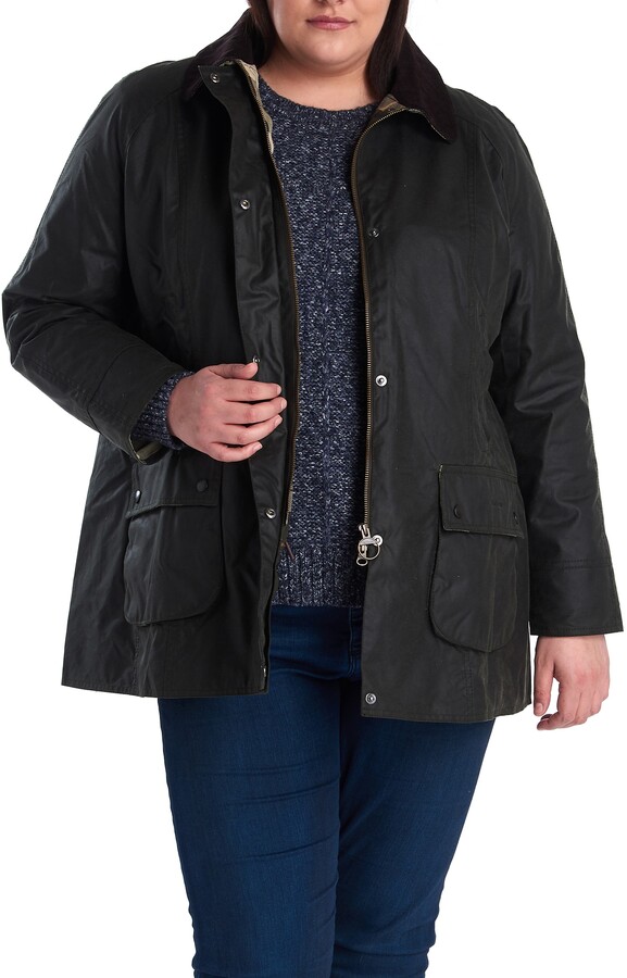 barbour canfield waxed cotton jacket