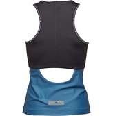 Thumbnail for your product : adidas x Stella McCartney Womens Run Racer Back Tank Top Storm Blue/Night Steel