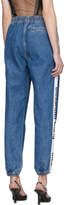 Thumbnail for your product : Alexander Wang Blue Denim Jogger Jeans