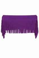 Thumbnail for your product : JJ Winters Suede Fringe Clutch in Purple