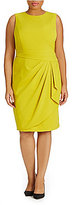 Thumbnail for your product : Calvin Klein Sleeveless Side-Ruched Dress
