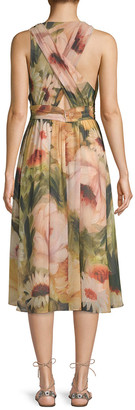Haute Hippie Floral Wrap Dress