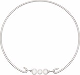 Thumbnail for your product : Lily & Roo Sterling Silver Cluster Pearl Bangle