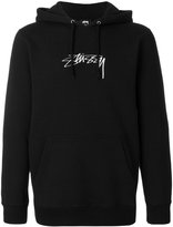 Thumbnail for your product : Stussy logo embroidered hoodie