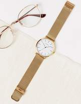 Thumbnail for your product : Sekonda Gold Mesh Watch With White Dial Exclusive To ASOS