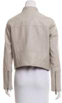 Thumbnail for your product : Rebecca Minkoff Collarless Leather Jacket