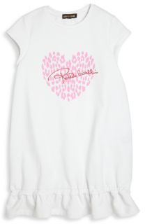 Roberto Cavalli Toddler's, Little Girl's & Girl's Heart-Print Drop-Waist Dress