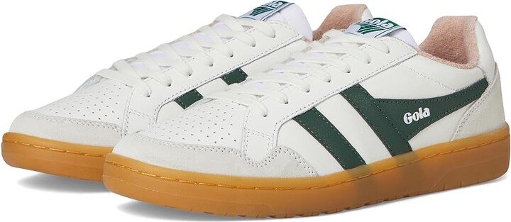 Gola Eagle 86 Women's Lace up casual Shoes Off-White/Moonlight/Gum : 9 B - Medium, Canvas
