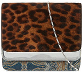 Thumbnail for your product : Dries Van Noten Multi-fabric fold-over Clutch Bag