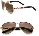Thumbnail for your product : Jimmy Choo Reese Aviator Sunglasses