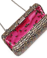 Thumbnail for your product : Betsey Johnson Sequin Rectangle Clutch/Minaudiere, Black Multi