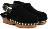 Thumbnail for your product : Alexander McQueen shearling clogs
